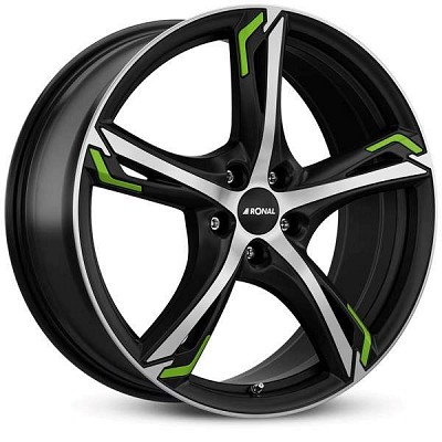 Aluvelgen 20` 5x112 Ronal R62 green JBFG